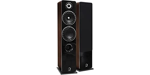 Elipson Prestige Facet 14F Noyer Enceintes Colonnes (la Paire) - Les Beatles, Paul McCartney, John Lennon, RIngo Starr, George Harrison Elipson Prestige Facet 14F Noyer Enceintes Colonnes (la Paire)