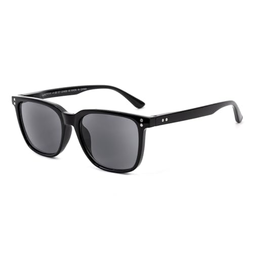 SKYWAY Retro Reading Sunglasses Men, Classic Lightweight Squ