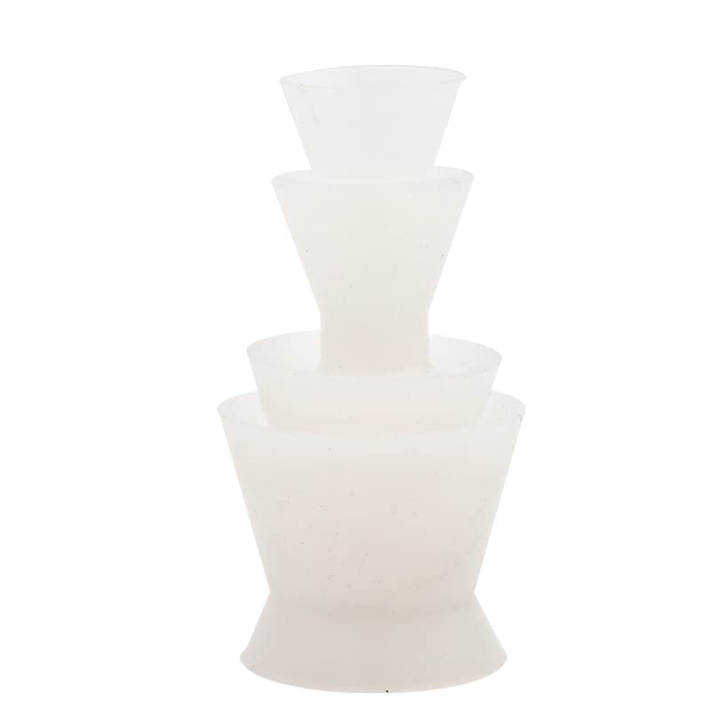 Set de 4 Tazones de Mezcla de Silicona para Laboratorio Dental miniatura 5