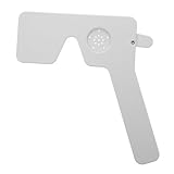 BAZEITFLOW Professioneller Handheld-augenokkluder Aus Kunststoff Ergonomisch Für Sehtests Und Astigmatismusprüfung Komfortabel Tragbar Für Optiker Und Augendiagnostik Geeignet