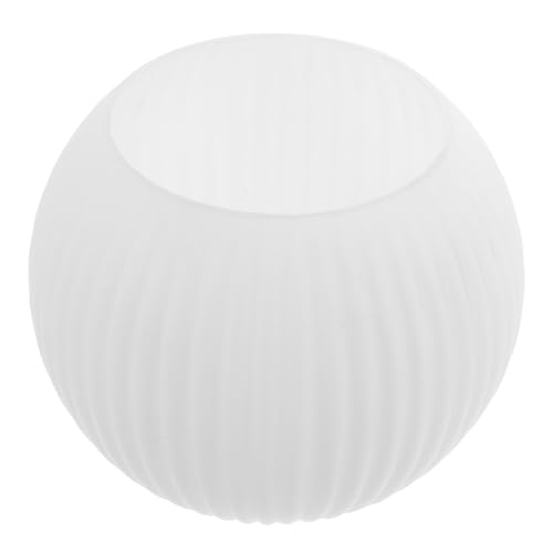 Uso versatile: senza una sorgente luminosa inclusa, gli utenti possono selezionare la lampadina adatta alle proprie esigenze, coprilampade in vetro, protezione per lampadine