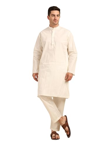 Kurta homme anti-transpiration en coton pour longs mariages