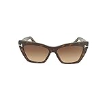 Taglia 56/15/140 Tom Ford Occhiali da Sole WYATT FT 0871 Dark Havana/Brown Shaded 56/15/140 donna