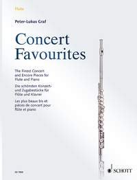 Recueil flute and piano Concert Favourites les plus beaux bis de concert