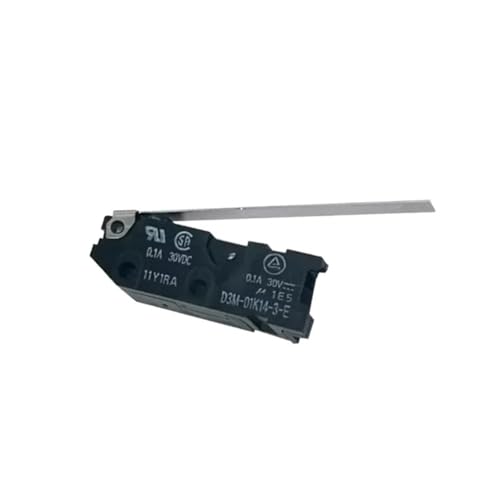 1 microinterruptor de péndulo D3M-01K14-3-E(V) original importado, 0, A, 30 V CC, interruptor normalmente cerrado