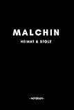 malchiner see bootshaus  Malchin: Notizbuch, Notizblock, Journal, Notebook 120 Seiten A5  Punktraster  Deine Stadt, Notizen, Geschichten