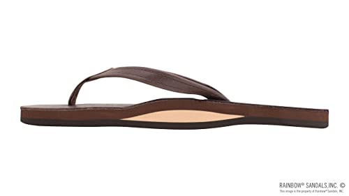 Image of Rainbow Sandals Women's Single Layer Leather Sandal Narrow Strap