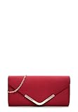 clutch rot lack Diese Tamaris Tasche ist modern und hat zugleich ein elegantes Design. Das geräumige Fach bietet zudem viel Platz für all Ihre Utensilien. Die Tamaris Amalia Clutch Bag Clutch Umhängetasche Schultertasche ist ein treuer Abendbegleiter! Maße: 26 x 14 x 5,5 cm