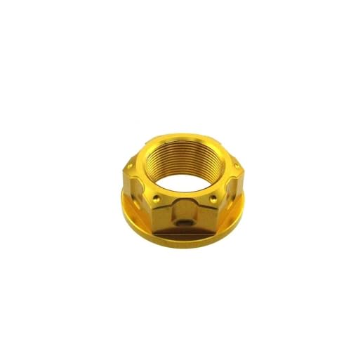 Écrou de direction pour KLX110 anti-jeu en aluminium or