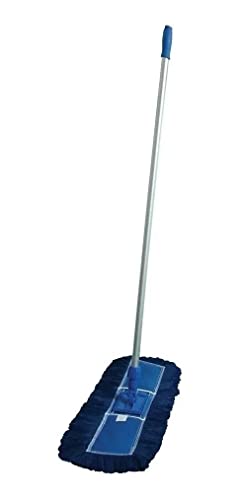 Mop Pó Euro completo 60 cm Armação cabo retrátil e refil Bralimpia - Imagem 2
