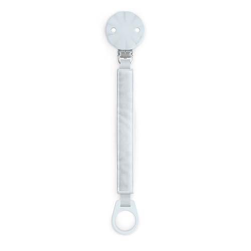 Suavinex, Chupetero de Tela para Bebé, Suave y Flexible, Cinta con Diseño Reversible, Cadena Chupete Bebé, Sujeta Chupete Clip con Pinza. Para Bebés +0 Meses, Apto Recién Nacido, Wonderland Azul