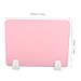 Artibetter Desk Shield Divider Protective Privacy Panel for Classroom Sneeze Guard for Student Desks Pink Barrier for Exams and Office Use