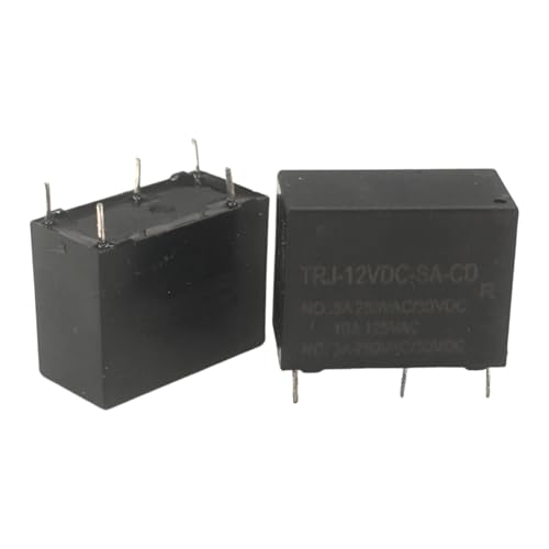 Relais TRJ-12VDC 24VDC-SA-CD 5 broches 10A pour circuits électroniques