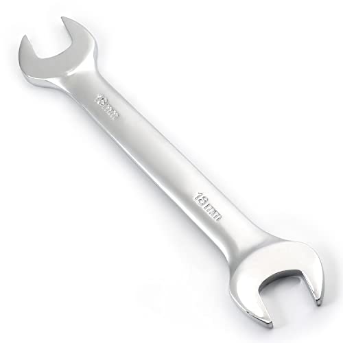 Utoolmart 両口スパナ スパナセット ダブルエンドレンチ ダブルエンド U字型開口部 1個入り 16x18mm 全長175mm クロムバナジウム鋼(Cr-V)製 鏡面研磨 スラチェットレンチセット 首振ラチェット チューブ レンチ スナップオン ダブルエンドフレアナットレンチ オート修理ツール 滑り止め 修理ツール