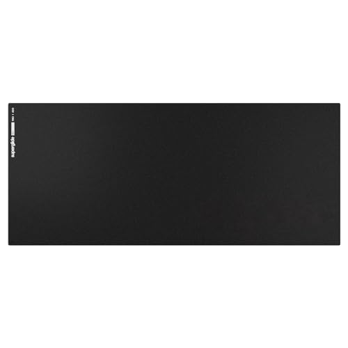 Image of Pulsar - Superglide Premium Glass Mouse Pad XXL ALUMINO-Silicate Glass Surface Anti-Slip Fully Molded high-Density Silicone Rubber 38.5in x 16.5in (XXL, Black)