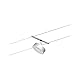 Paulmann 94476 LED Seilsytem Circle Einzelspot 400lm incl. 1x5 W Warmweiß Chrom matt, Chrom Kunststoff, Metall Beleuchtungssystem 3000 K