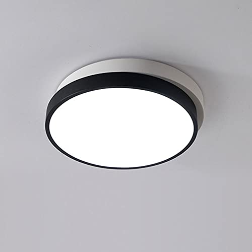 Plafonnier LED 28W ultra-mince en acrylique de 18,8 pouces pour éclairage de chambre