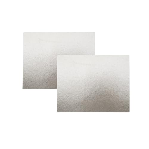 2Pcs Waveguide Cover Microwave Oven mica Sheet 5.9inches x 4.7inches（150X120mm） Suitable for All Microwave ovens Parts,Thickness 0.3mm, Free Cutting According to The Required Size