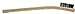 GORDON BRUSH 15NG-12 Curved-Handle Hand-Laced Brush, Nylon Bristles, Industry Standard, 7-3/4" Overall Length, 3 x 7 Rows