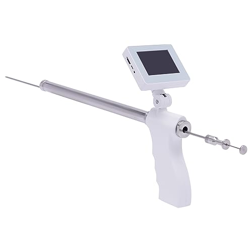 Visual Insemination Gun for Cow,Professional Insemination Gun with Monitor,Cattle Visual Insemination Instrument with 360° Adjustable Screen,Veterinary Insemination Farm Tools for Cows,Camels,Horses