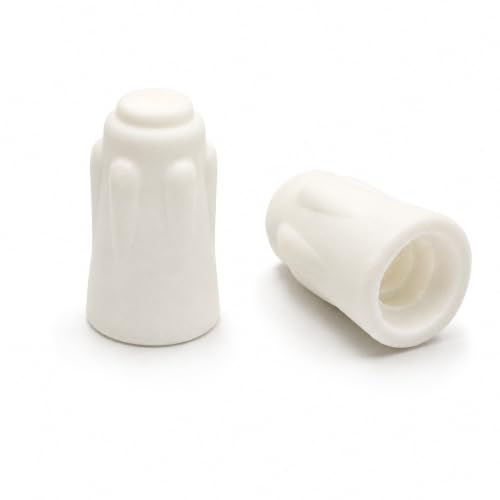 Image of Ceramic Wire Nuts 75PCS, Porcelain Wire Connectors 18-8 AWG, High Temp Wire Connectors, Heat Resistant Wire Caps for Oven Repair, Furnace, Heater & HVAC Applications