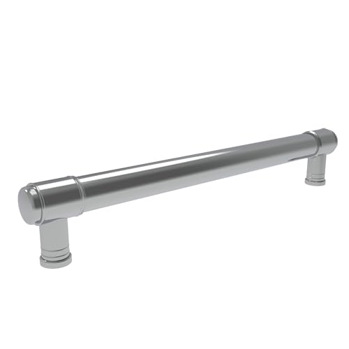 Dallas Solid Brass Cabinet Pulls with Chrome Finish - Pack of 1