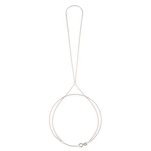 Bracelet or 14 carats rose double chaîne, le cadeau de mariage ou d'anniversaire idéal pour elle