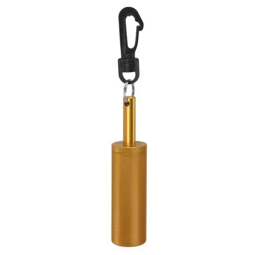 SPYMINNPOO Aluminum Alloy Underwater Shaker Diving Stick with Clip, Crisp Sound Noise Maker for Divers (Gold), kt5b0r17av-14