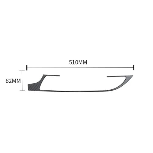 Autocollant de commande climatiseur carbone pour Audi A6 C7 et A7 2012-2018 - 2