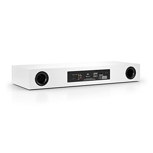 Nubert nuBoxx AS-425 max | Weiße Soundbar mit weißer Front | Stereobar für HiFi | TV-Lautsprecher belastbar bis 50 kg | Soundbase mit Klangregelung | Stereobase für Heimkino | Sounddeck – Bild 4