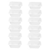 VALICLUD 12 Pièces Plateau de Pesée Antistatique Plastique Grand Plateau de Service à Vian...