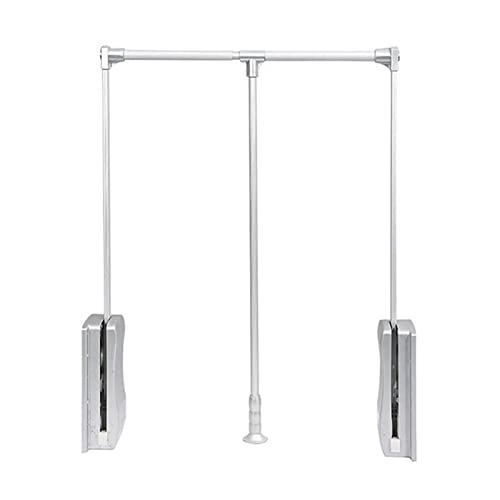 Tringle de penderie rabattable pour dressing haut et armoire moderne