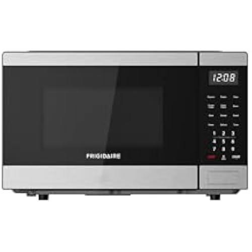 Frigidaire 0.9 CU. FT. Microwave, Digital Control Panel - Auto Cooking Settings - Child Safety Lock - Stainless Steel