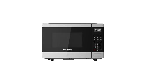 Frigidaire 0.9 CU. FT. Microwave, Digital Control Panel - Auto Cooking Settings - Child Safety Lock - Stainless Steel