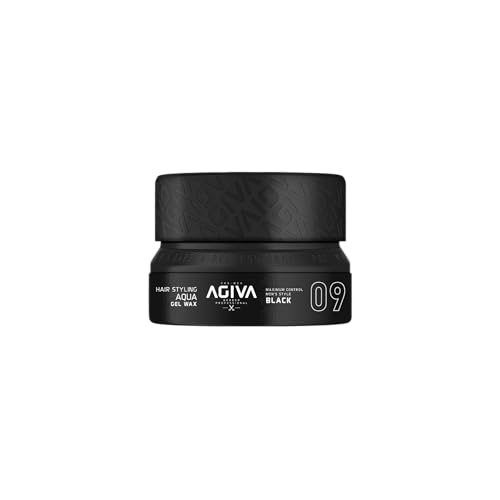 Agiva 0006 Hair Styling Wax 09 Gel Wax Black 155ML