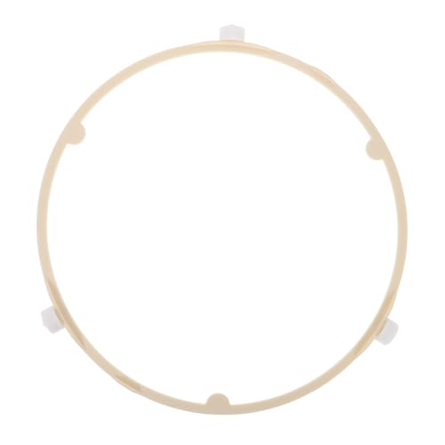 OUNONA Microwave Oven Stand Turntable for Microwave Oven Wheels Microwave Turntable Coupler Microwave Turntable Ring Microwave Turntable Tray Support Microwave Roller Ring Plastic White
