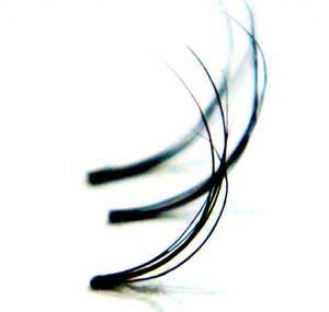 200 Pestañas Flare con nudo, en bolsitas asequibles de relleno en los largos 6-15 mm Size Largo: 12 mm