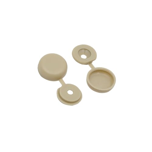 Clips de plástico con bisagras caqui de 4 mm, tapas duraderas de decoración para coche, 30 uds