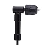 Right Angle Drill 90 Degrees Drilling Extension Chuck 8mm Shaft Electric Drill Extension Tool for...