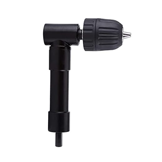 Right Angle Drill 90 Degrees Drilling Extension Chuck 8mm Shaft Electric Drill Extension Tool for Tight Corner Workspace