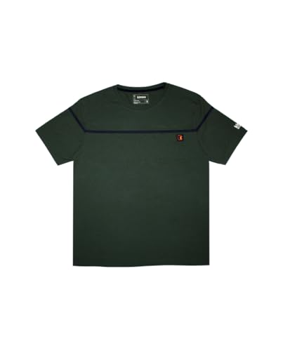 T-shirt Kimoa Zermat Forest Green col rond mode écoresponsable