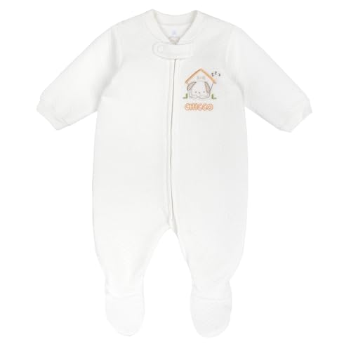 Chicco, Grenouillère Bébé Garçon et Fille en Tissu Doux, avec Ouverture Frontale Pratique, Idéale pour l'hiver, Vêtements Bébé, Designed in Italy