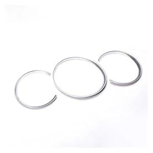 Vbkslvrl Macan Srebrne Obręcze Deski Rozdzielczej