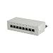 Produktbild LogiLink Professional Cat.6 (250 MHz) Patchpanel - Verteilerfeld, Tisch/Wand/Desktop, STP (geschirmt) 8-Port (RJ45)