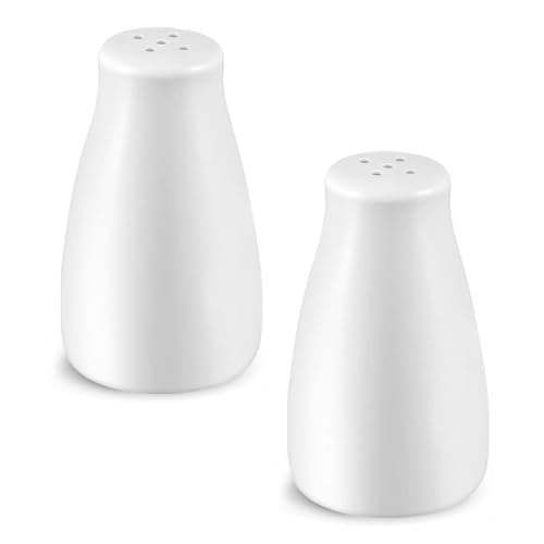HINATDD 2 Salière et Poivrière Céramique Trous Différenciés