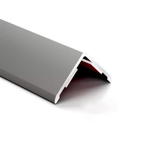 Protector de esquinas en L de aluminio para paredes de 0,8m con ángulo de 89 grados 2