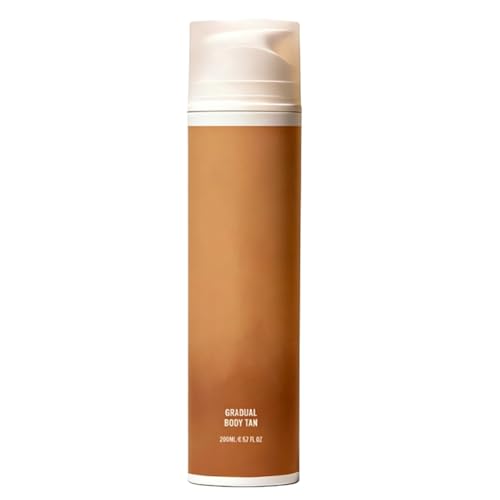 Loción de brillo natural, potenciador de bronce gradual, humectante bronceador con fórmula nutritiva, bronceador sin sol con hidratación diaria, loción corporal autobronceadora, para cara, piernas, mu