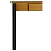 28" Tall Office Height Table Leg - Matte Black