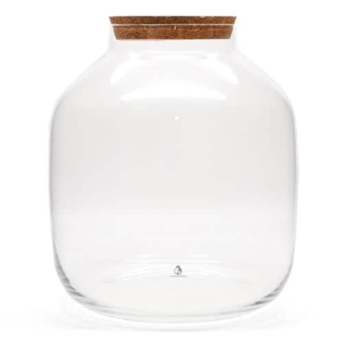 Extra Large Terrarium Glass Jar with Cork Lid, H 38cm HighQuality