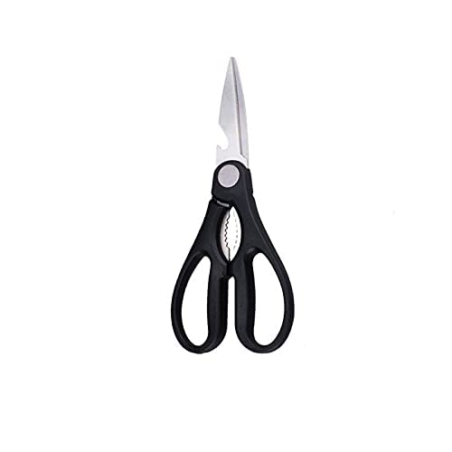 Schere, geeignet für Büro und Handarbeit, Edelstahlmaterial, Größe: 20,5 * 9,2 cm, mit schwarzem, bequemem Griff